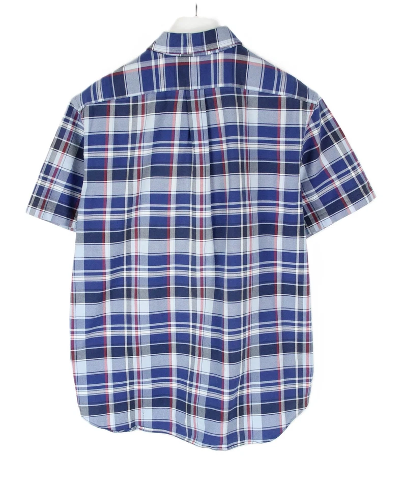 Ralph Lauren Classic Fit Camisa Hombre XL Cuadros Azul Logo con Botón Cuello - Imagen 2 de 4