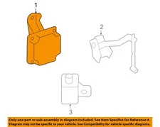 Used Engine Control Module (ECM) fits: 2011 Lexus ES350 Electronic Control Modul