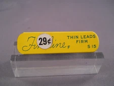 Sheaffer 0.9mm short thin lead-F=Firm--15 sticks to tube-