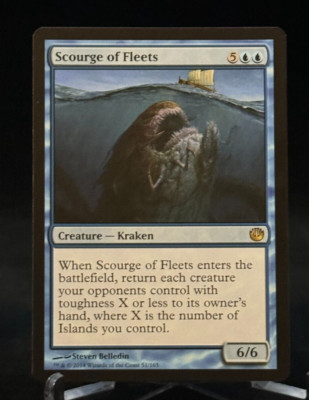 MTG Magic the Gathering NYX Journey Into NYX Scourge of Fleets - Rare