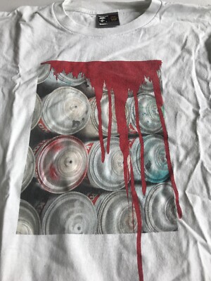 A BATHING APE x Stash Gallery Tee White SIZE L BAPE T-shirts USED 