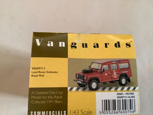 CORGI VANGUARDS 1:43 LAND ROVER DEFENDER 110 ROYAL MAIL GLENSHEE VA09711 - Picture 8 of 17