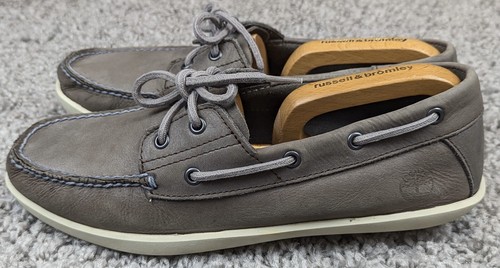 Timberland scarpe uomo 4 occhielli Odelay scarpe da barca casual in pelle CL112710 - Foto 6 di 10