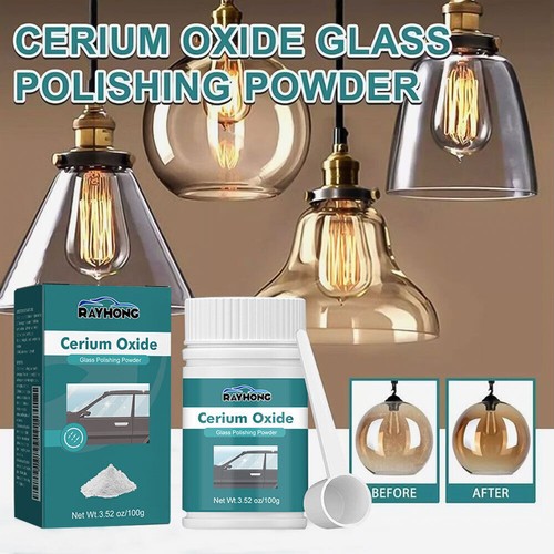 100g Deep Scratch Remover Repair Glass Polishing Kit Cerium Oxide Powder Clearn - Picture 5 of 12
