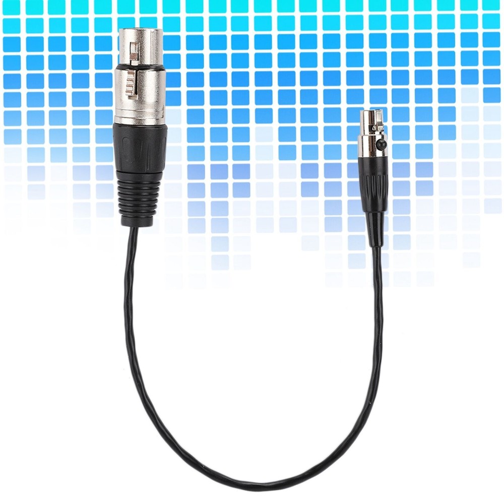 Mini XLR 3pin Female to XLR 3pin Female  Cable for Cameras/SLRs Standard