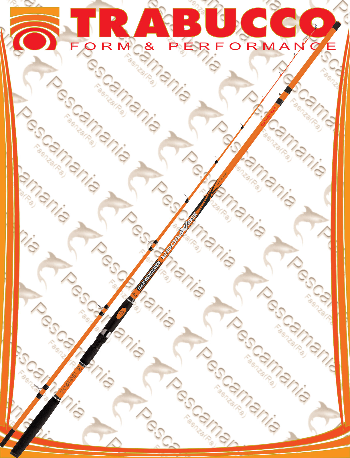 Canna da barca Trabucco SEARIDER BOLENTINO mt 2.40 gr 200