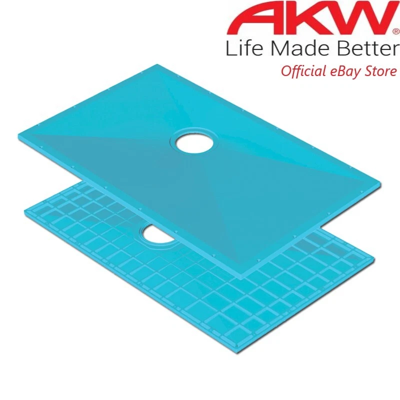 Tuff Form Wetroom Shower Former Tray, Walk-in Base, Size & Waste Options - AKW