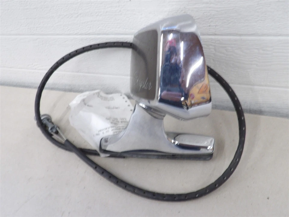 ESPEJO RETROVISOR PUERTA LADO CONDUCTOR LH CHRYSLER NEW YORKER TRACCIÓN TRASERA 1982-1987 CABLE OP'D GRANATE Foto 4 de 4