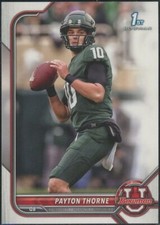 2022 Bowman University Payton Thorne 1st Bowman Rookie Michigan State RC #56