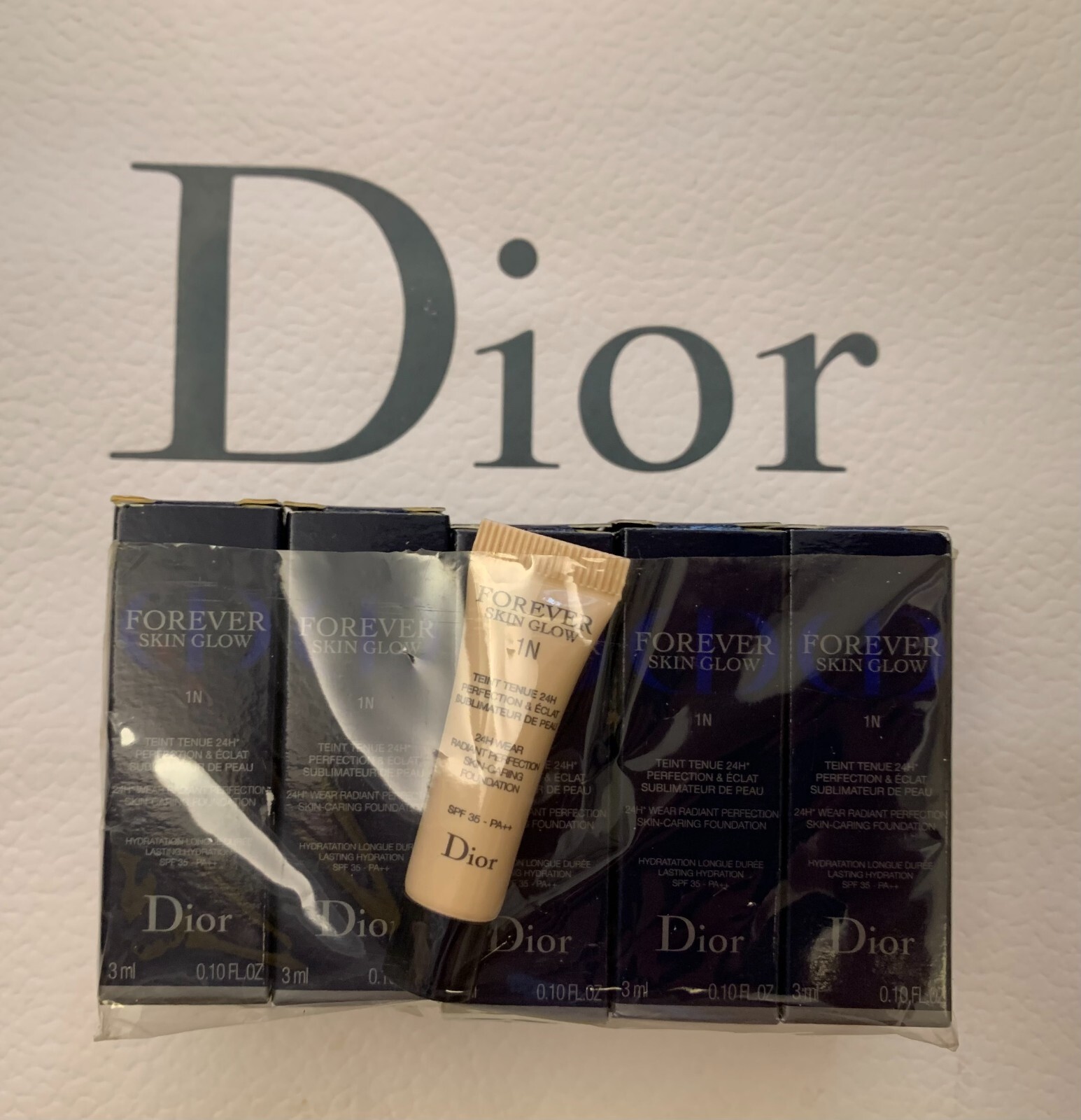 Dior Forever Glow 24H High Perfection Foundation Sample Set 3ml x 5-image