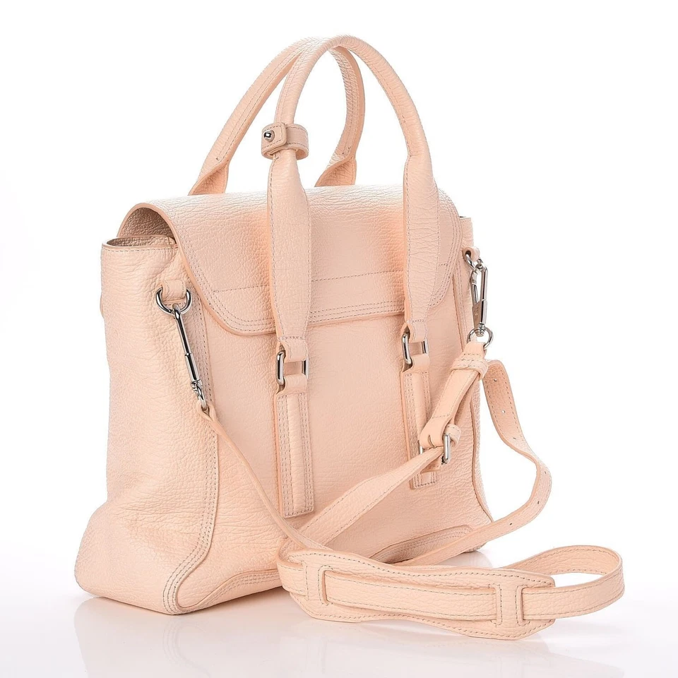 Bolso de hombro 3.1 PHILLIP LIM piel de becerro texturizada mediano Pashli Foto 3 de 4