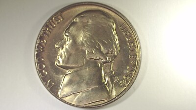 1964 D Jefferson Nickel D Over D or Repunched Mint Mark. Very Nice