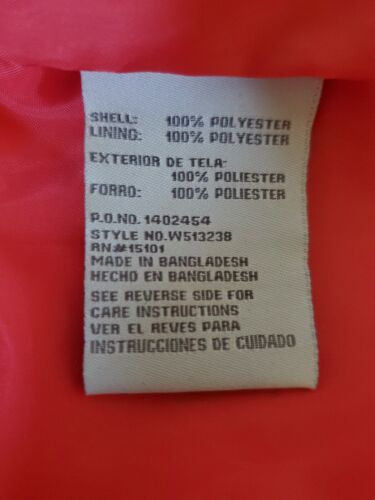 Weather Tamer Women's Trench Coat Spring Jacket Coral NWOT Size S $80 - Picture 5 of 5