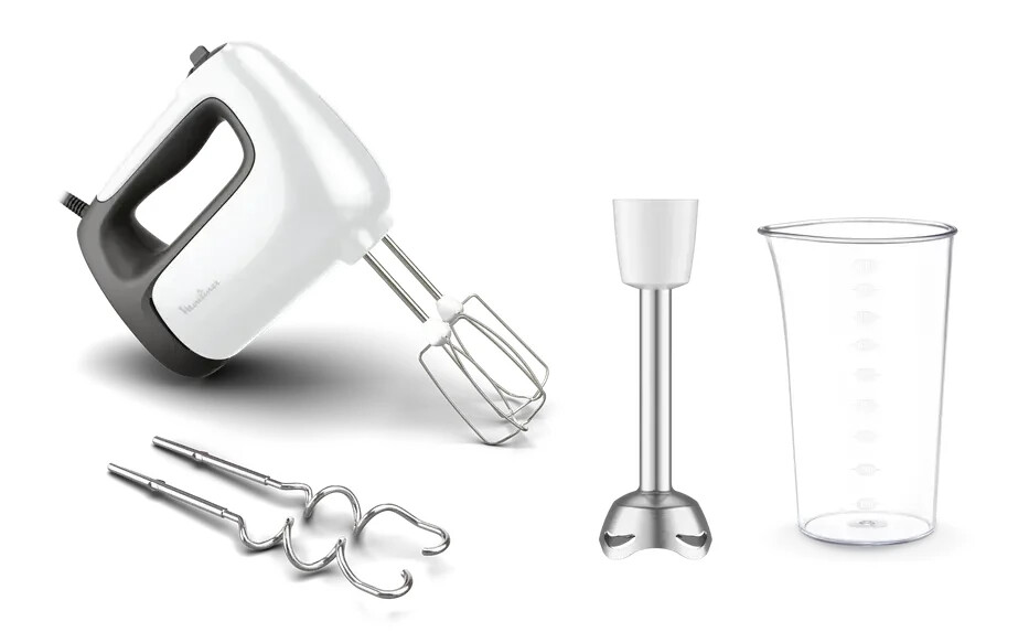 Batteur Prep'Mix HM462110 mixeur plongeant et fouet électrique de cuisine 500W