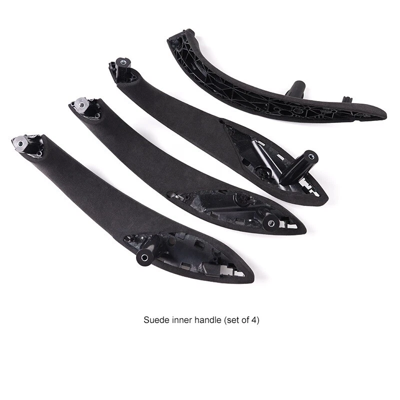 Cubierta exterior e interior de manija de puerta Alcantara para BMW F30 F80 F31 F32 12-19 Foto 3 de 4