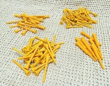 ULTRA PERFORMANCE ORANGE MIXED LENGTHS High Durability Plastic Golf Tees Pk 100