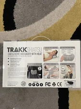 TRAKK Shiatsu Car & Home Back and Shoulder Neck Heated Full Body Massager Pillow