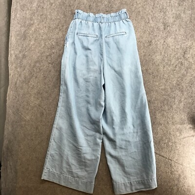 &Denim by H&M Pants Womens Size Girlfriend Fit Paperbag Regular Waist  Wide Leg