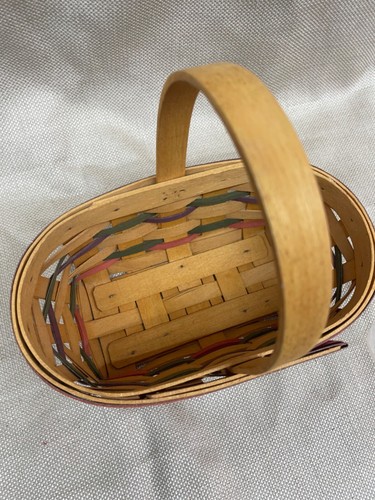 Longaberger 1997 Small Easter Basket No Liners Basket Only - Picture 13 of 14