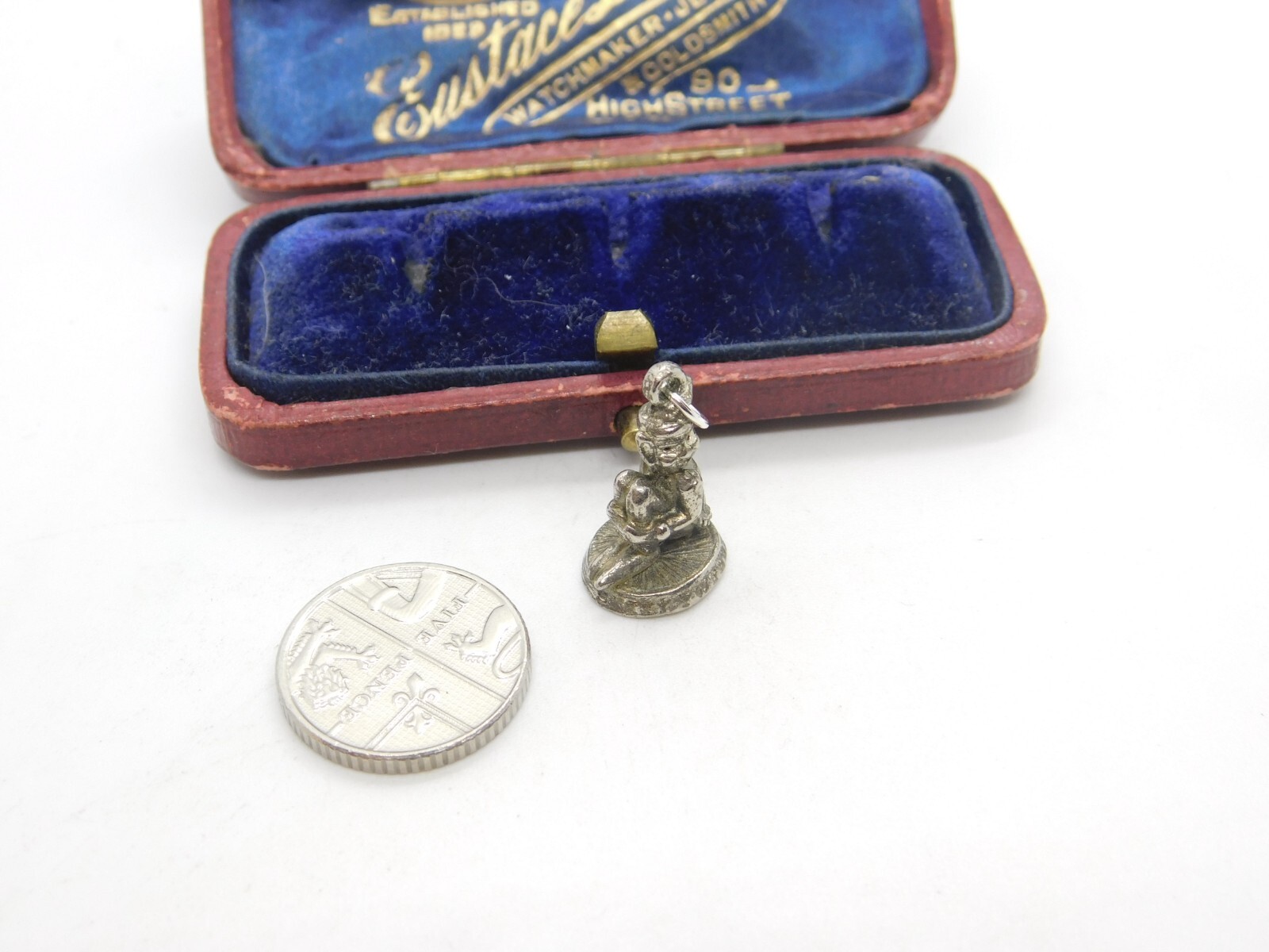 Sterling Silver Cornish Pixie or Elf Charm Pendan… - image 3