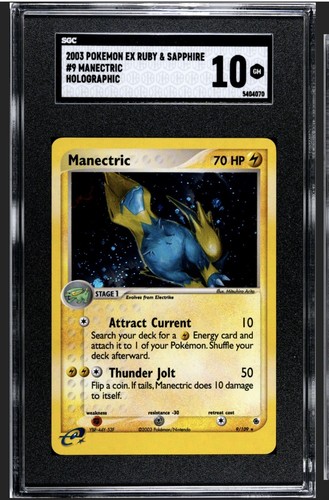 Manectric graded SGC 10 for sale on eBay