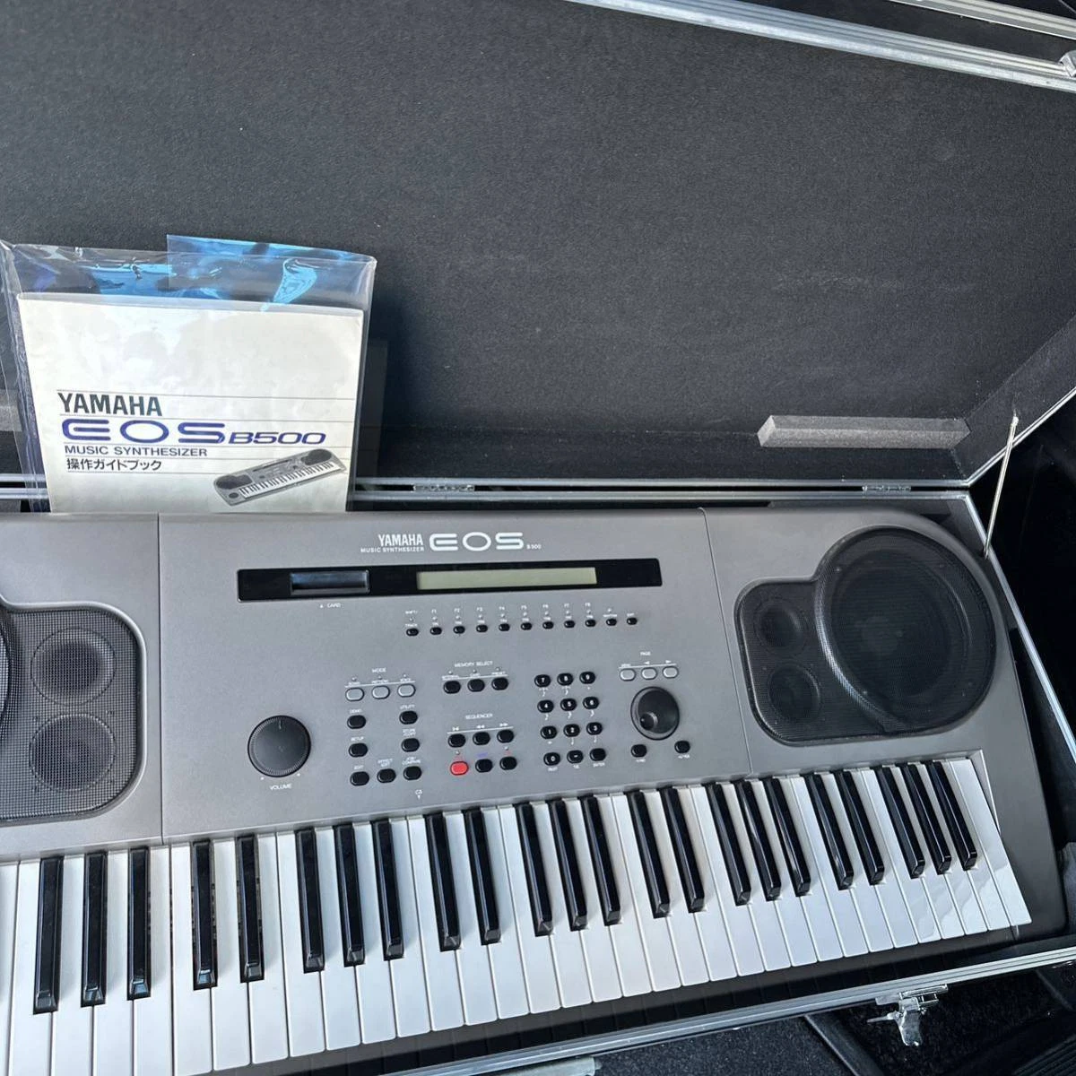 YAMAHA synthesizer EOS B500 Used Tested Working Japan Import w/hard case manual