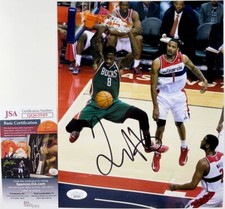 NBA Larry Sanders Signed Milwaukee Bucks 8x10 Photo A Autograph JSA COA