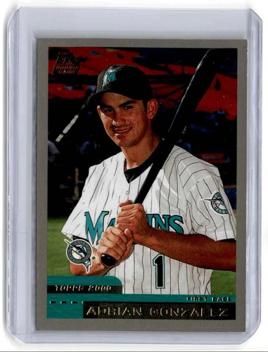 2000 Topps Traded & Rookies Adrian Gonzalez Rookie Florida Marlins #T81