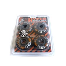 New Vintage 72mm Court 84A Hyper Power Edge Hockey Wheels 1993 Inline Skates