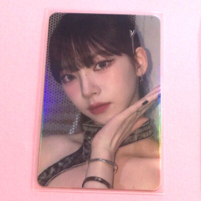 aespa KARINA　トレカ⑥ ALL FOR KARINA Aespa TCG Long black hair, denim neck Pause Foil