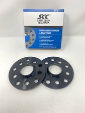30mm 2x15mm SCC Spurverbreiterung für Audi 5x100 5x112 57,1 schwarz
