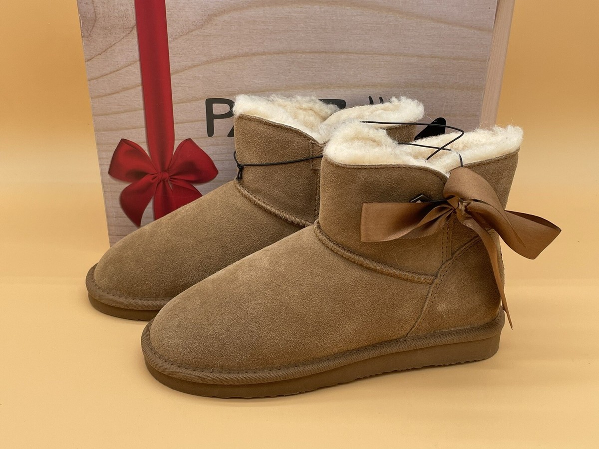 Ankle Boot Pawz Womens Boots PAWZ BY BEARPAW AMELIA HICKORY ANKLE