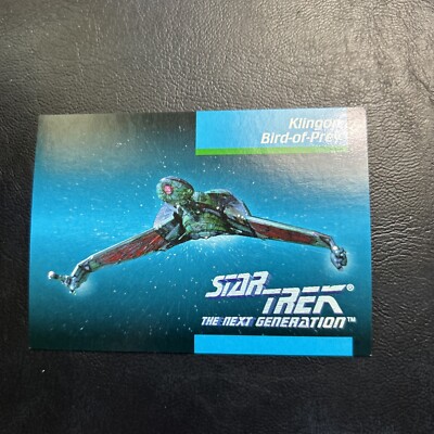 Jb101d Star Trek The Next Generation 1992 #031 Bird Of Prey Klingon Spaceship