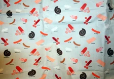 TYPES OF SAUSAGE FROM DEAR STELLA  - 100% COTTON FABRIC