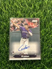 Connor Kaiser 2024 Topps Stadium Club #SCBA-CKA Rookie Auto Colorado Rockies A99