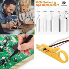 60W Electric Soldering Iron Welding Gun Tool Kit Solder Wire Desoldering Pump