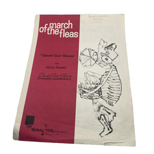 Vintage March Of The Fleas David Carr Glover Piano Solo Sheet Music Belwin Mills