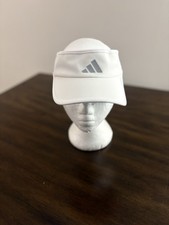 Aeroready Adult Visor Hat White Ivory Adjustable Golf Tennis EUC R5