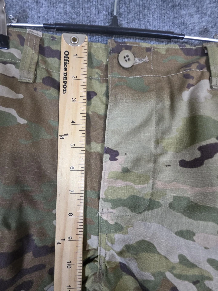 US Army ACU Combat Uniform Pants Mens Medium Short OCP Multicam Ripstop Cargo - Image 4 of 4