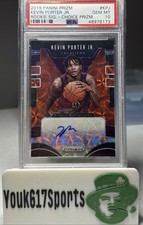Kevin Porter Jr. 2019 Panini Prizm Rookie Signatures Choice Red Scope PSA 10 RC