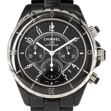Authentic [Unserviced - Value Price] Chanel J12 Chronograph Ceramic H0940 Ce...