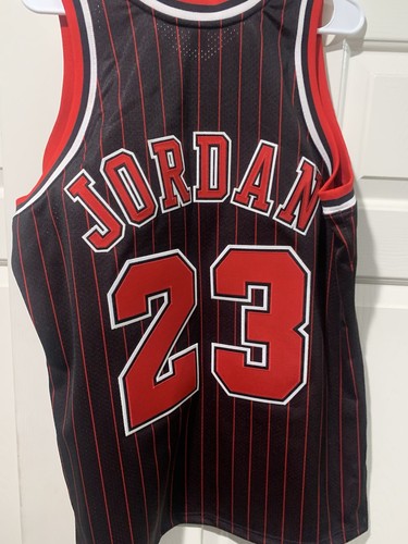 Michael Jordan Jersey Authentic Mitchell And Ness Chicago Bulls Size 44 L - Bild 5 von 5