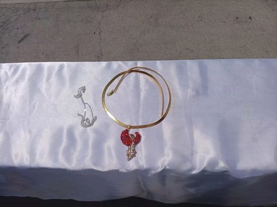 Phönix Halskette Wendeanhänger Schmuck Kristall Phönix Geschenk 