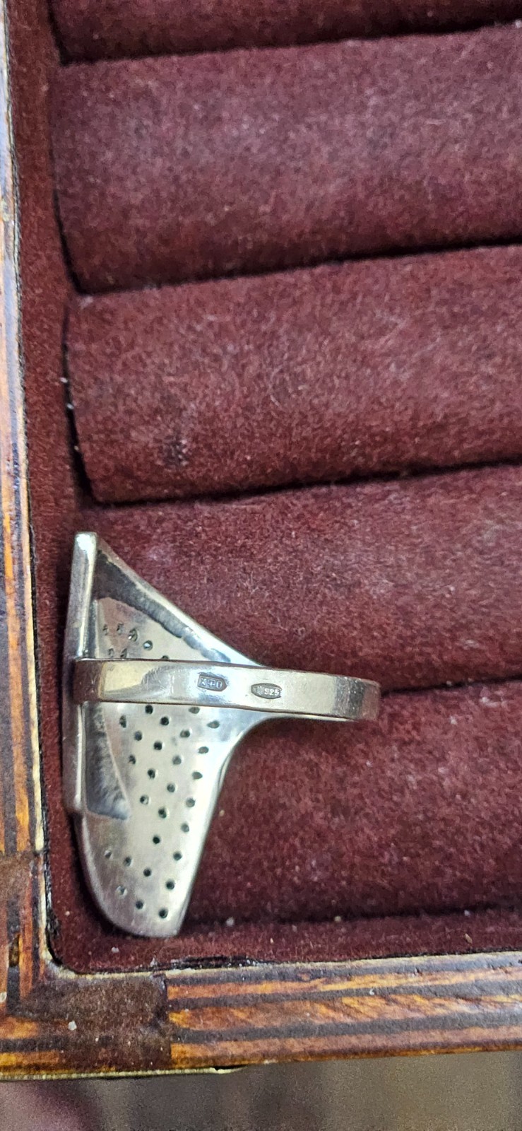 Massive sterling silver (925) statement vintage r… - image 11