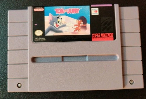 Tom and Jerry Super Nintendo Entertainment System 1993 SNES Cartridge Only