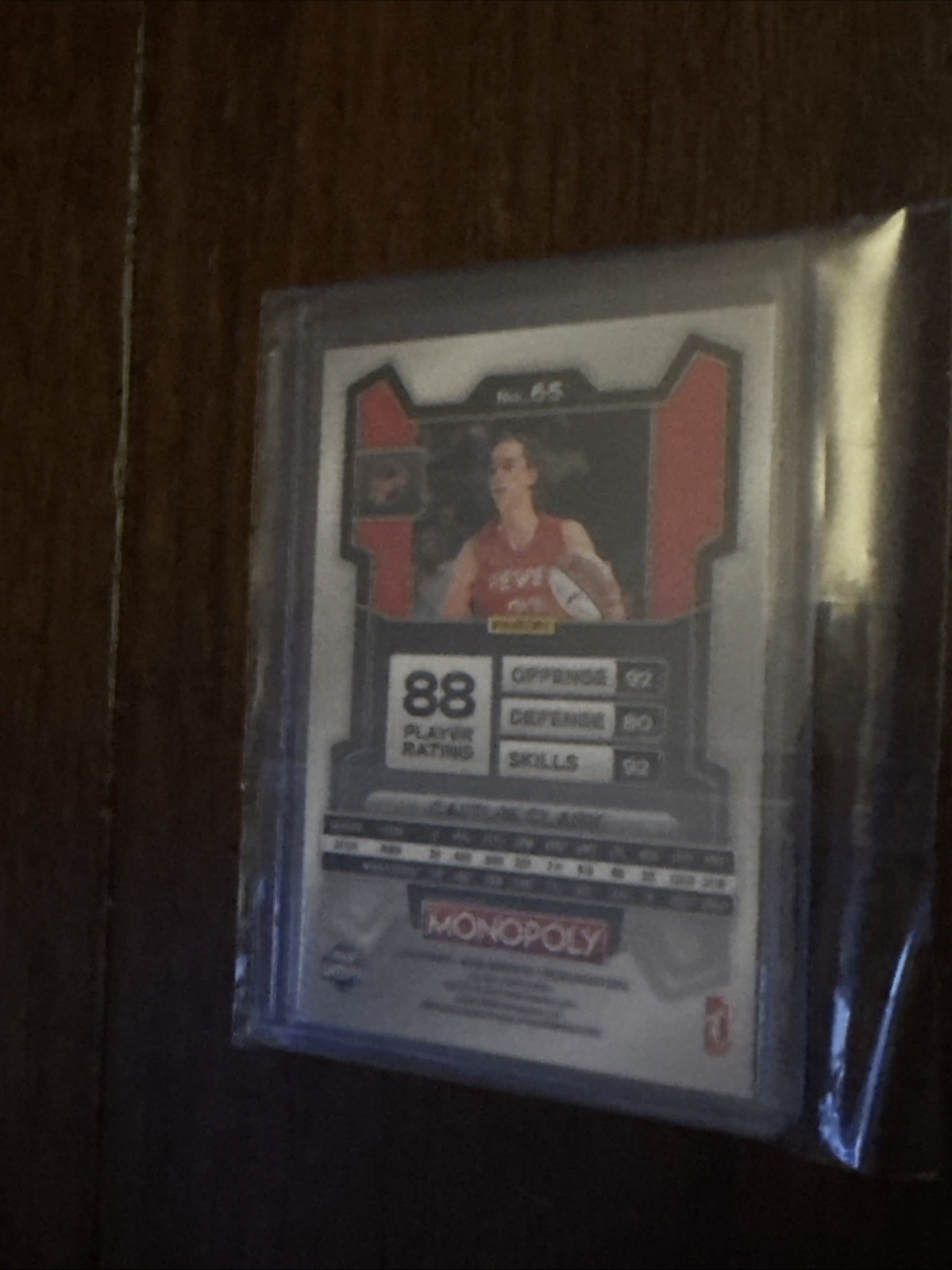 2024 Panini Prizm Monopoly WNBA - Caitlin Clark #65 Silver Prizm (RC)