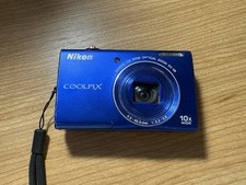 Nikon Coolpix S6200 Digital Camera 16MP Blue 10X Zoom READ DESC