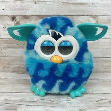Hasbro Furby Boom 2012 Blue Teal Waves Interactive Toy Tested Working