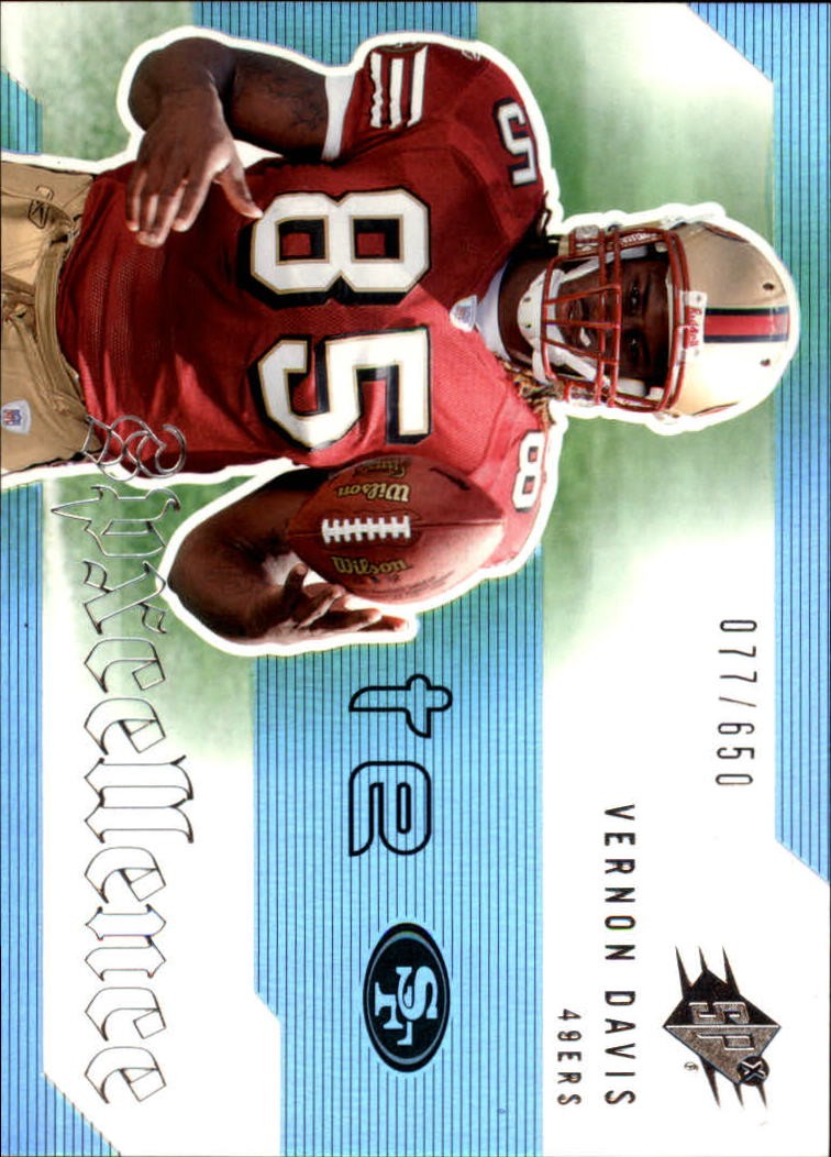 Vernon Davis SPx SPxcellence #SPVD Base