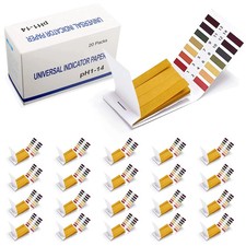 pH Test Strips, 1600 Strips Full Range 1-14 Universal pH Test Paper Litmus Paper